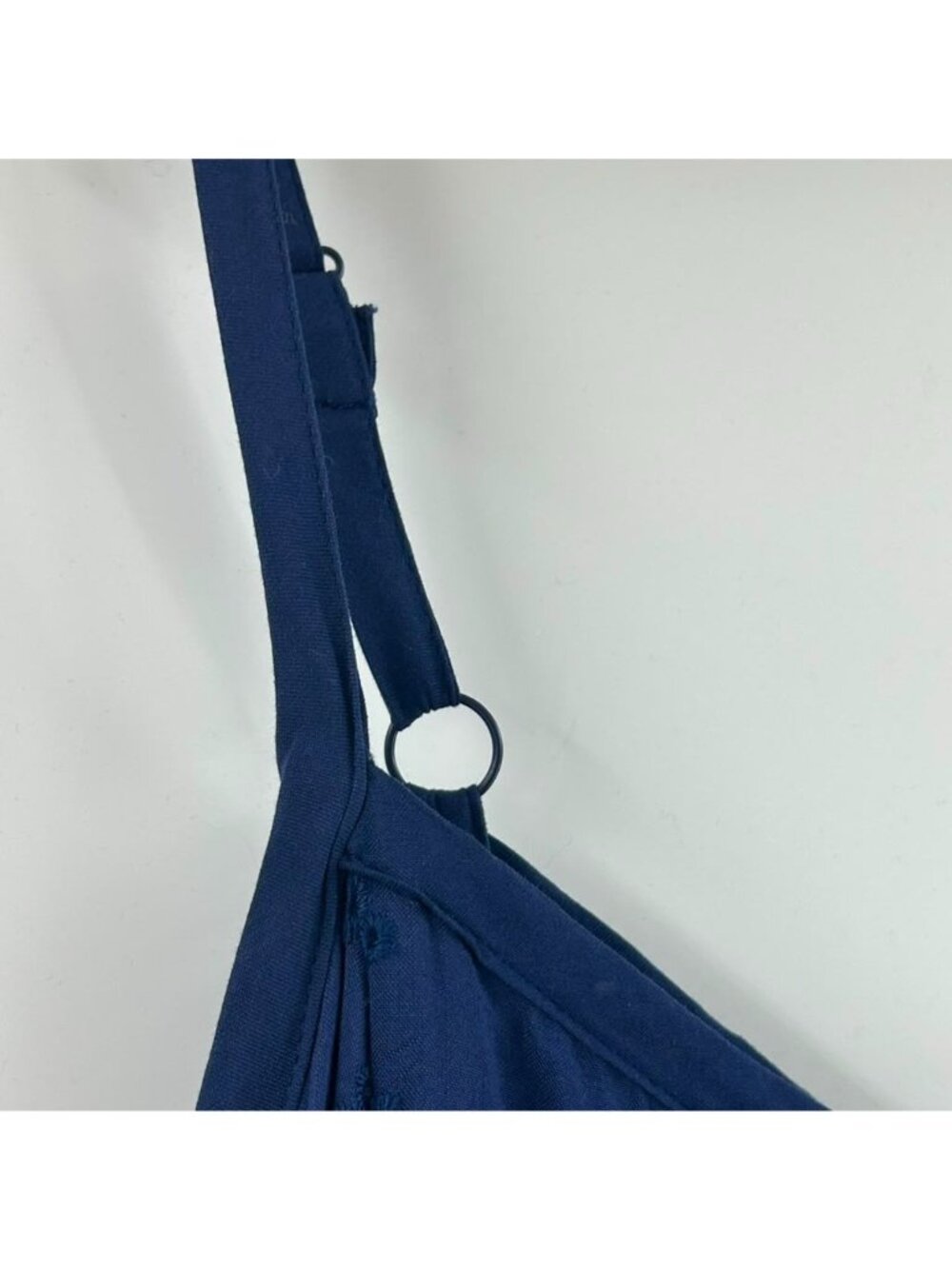 Torrid Maxi Challis Trapeze Dress Women's Size 2 Medieval Blue Embroidered NWT - Picture 13 of 16